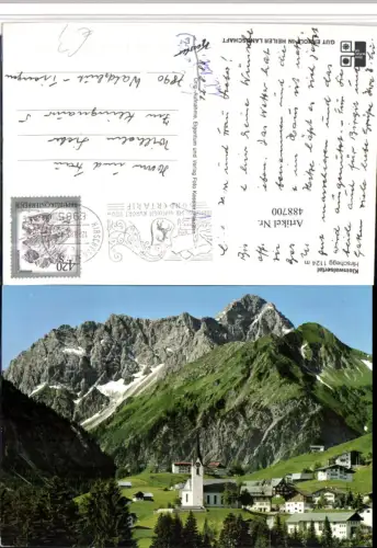 488700,Hirschegg im Kleinwalsertal Totale Bergkulisse