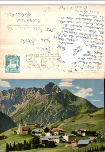 488702,Hirschegg Totale m. Widderstein Bergkulisse