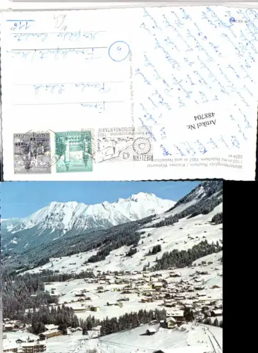 488704,Riezlern Totale m. Rubihorn Bergkulisse Winterbild