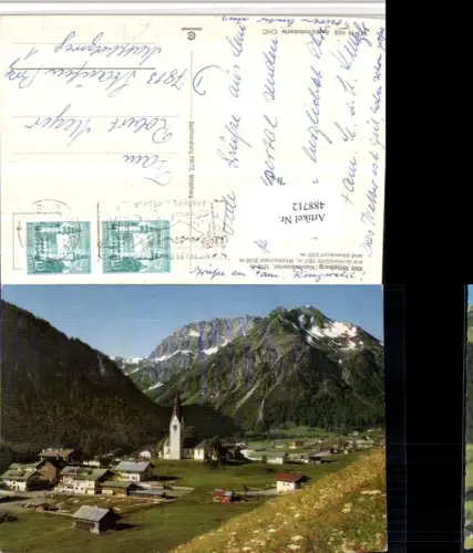 488712,Mittelberg Totale m. Gemstelpass Bergkulisse