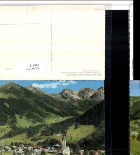 488713,Mittelberg Totale m. Kuhgehrenspitze Bergkulisse