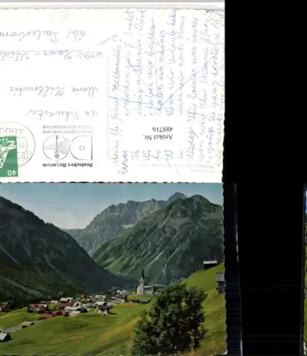 488716,Mittelberg Totale m. Widderstein Bergkulisse