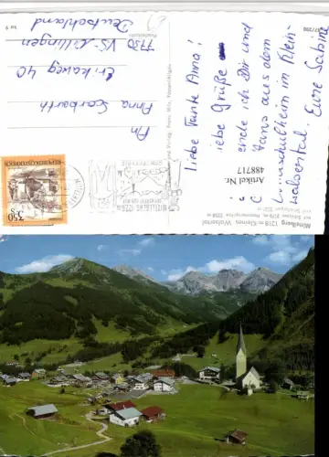 488717,Mittelberg Totale m. Schüsser Bergkulisse