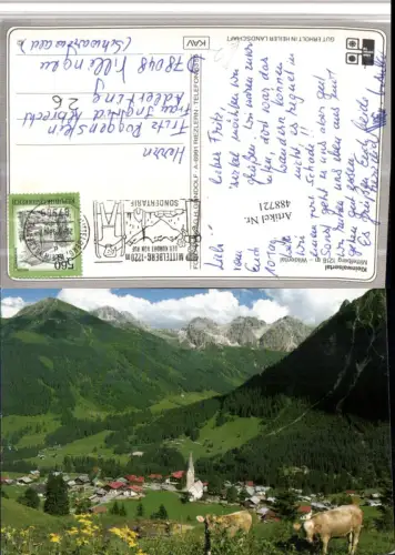 488721,Mittelberg Totale Wildental Bergkulisse