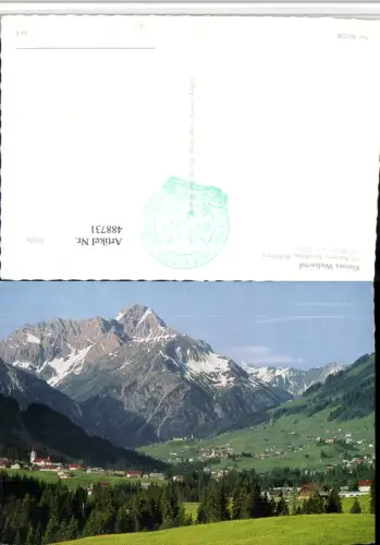 488731,Riezlern Hirschegg Mittelberg Totale m. Widderstein Bergkulisse