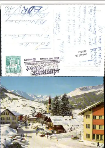 488745,Riezlern Teilansicht Bergkulisse Winterbild