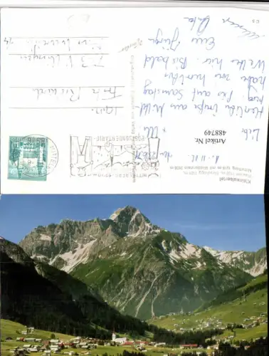 488749,Riezlern Hirschegg Mittelberg Totale m. Widderstein Bergkulisse