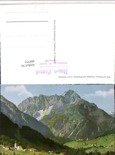 488752,Riezlern Hirschegg Mittelberg Totale Bergkulisse