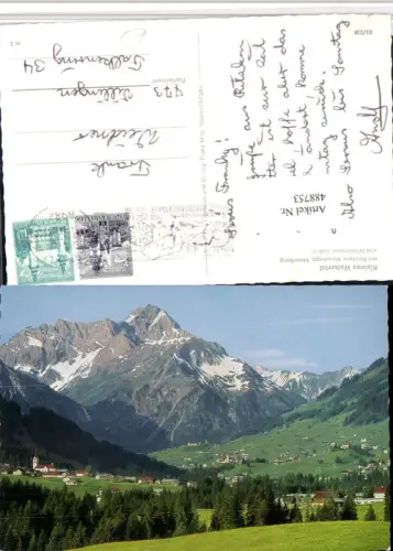 488753,Riezlern Hirschegg Mittelberg Totale m. Widderstein Bergkulisse