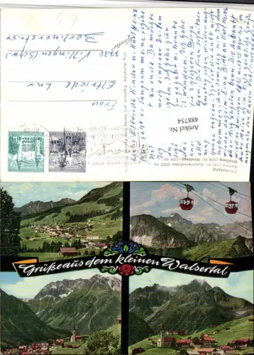488754,Riezlern Mittelberg Hirschegg Totale Seilbahn Mehrbildkarte