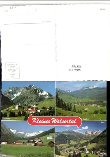 488756,Hirschegg Riezlern Baad Mittelberg Totale Mehrbildkarte