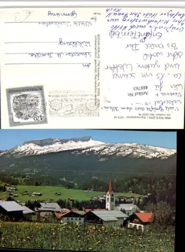 488763,Riezlern Totale m. Hohem Ifen Bergkulisse