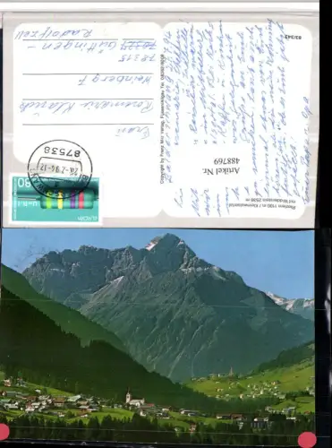 488769,Riezlern Totale m. Widderstein Bergkulisse