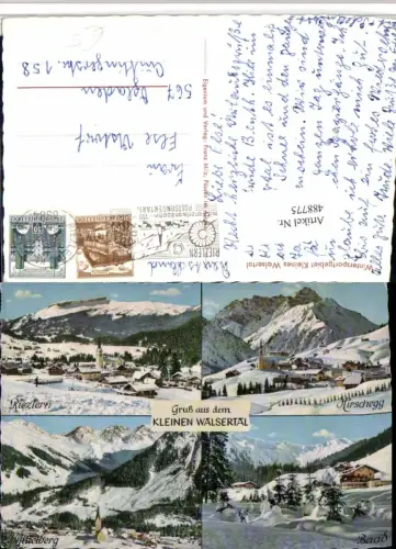488775,Riezlern Hirschegg Mittelberg Baad Mehrbildkarte