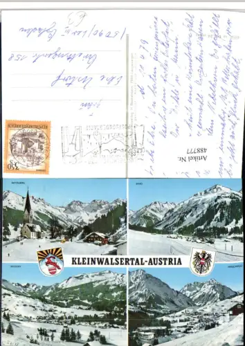 488777,Mittelberg Baad Riezlern Hirschegg Totale Mehrbildkarte