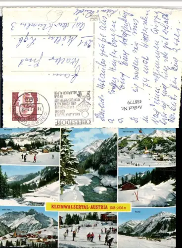 488779,Riezlern Mittelberg Baad Hirschegg Totale Mehrbildkarte