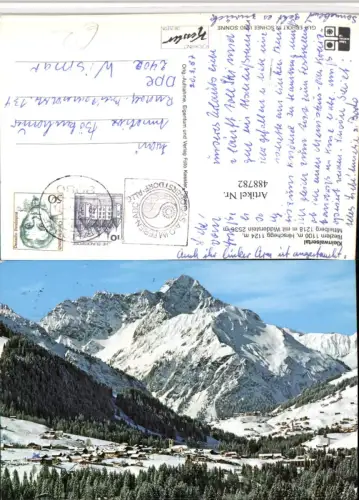 488782,Riezlern Hirschegg Mittelberg Totale m. Widderstein Bergkulisse