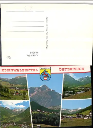 488785,Kleinwalsertal Riezlern Mittelberg Totale Mehrbildkarte