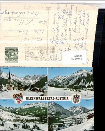488789,Mittelberg Baad Riezlern Hirschegg Totale Mehrbildkarte