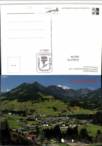 488794,Riezlern Totale m. Walmendingerhorn Bergkulisse