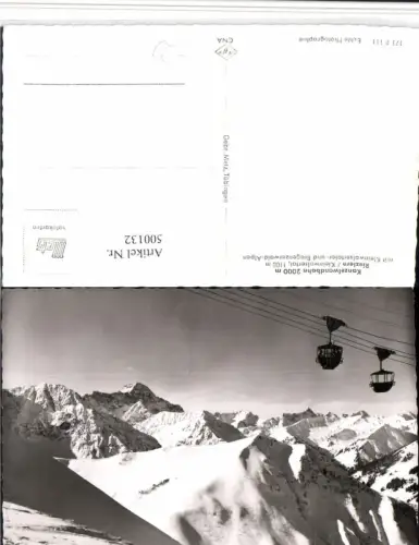 500132,Kanzelwandbahn Seilbahn b. Riezlern Bergkulisse