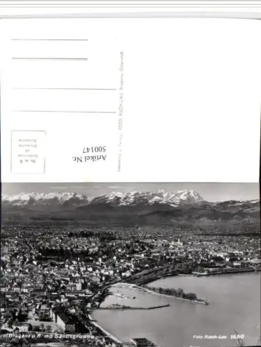 500147,Bregenz am Bodensee Totale m. Säntis Bergkulisse pub Risch-Lau 1650