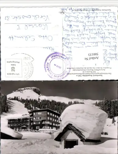 500153,Riezlern Sporthotel Auenhütte Winterbild