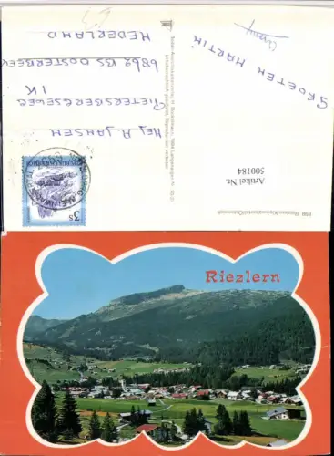 500184,Riezlern Totale Bergkulisse Passepartout