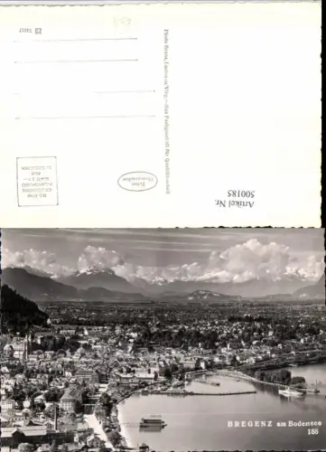 500185,Bregenz am Bodensee Totale Bergkulisse pub Foto Branz 188