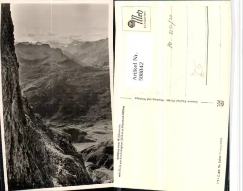 508842,Aufstieg zum Widderstein b. Hirschegg m. Kuchenspitze Bergkulisse