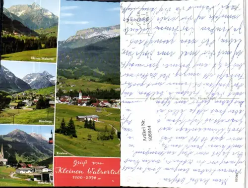 508844,Kleinwalsertal Hirschegg Riezlern Mittelberg Seilbahn Mehrbildkarte