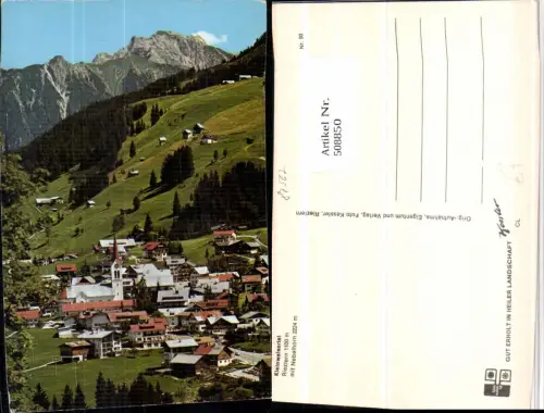 508850,Riezlern im Kleinwalsertal Totale m. Nebelhorn Bergkulisse