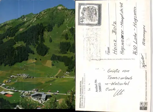 508855,Mittelberg Aparthotel Kleinwalsertal Bergkulisse