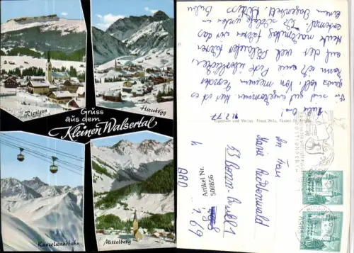 508856,Kleinwalsertal Riezlern Hirschegg Mittelberg Seilbahn Mehrbildkarte