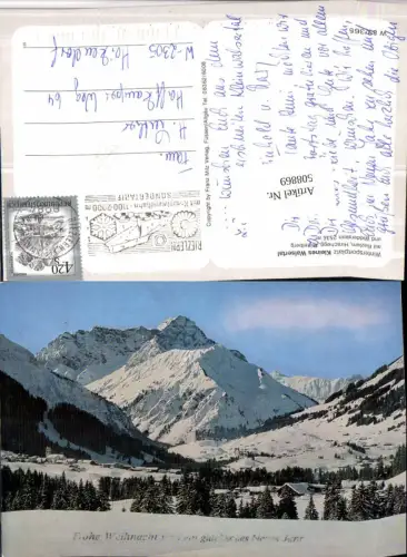 508869,Kleinwalsertal Riezlern Hirschegg Mittelberg Bergkulisse Winterbild
