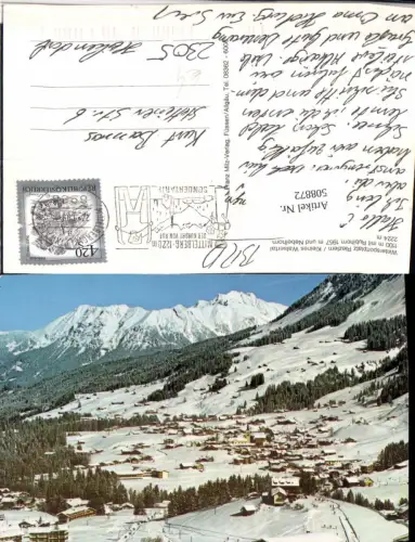 508872,Riezlern Totale m. Rubihorn Bergkulisse Winterbild
