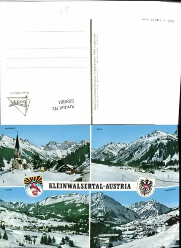 508881,Mittelberg Baad Riezlern Hirschegg Totale Winterbilder Mehrbildkarte