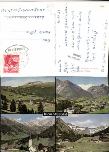508885,Riezlern Hirschegg Mittelberg Baad Totale Mehrbildkarte