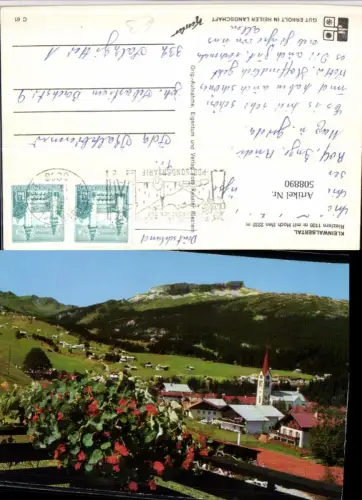 508890,Riezlern Teilansicht m. Hoch Ifen Bergkulisse