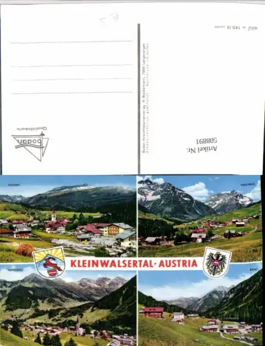 508891,Riezlern Hirschegg Mittelberg Baad Totale Mehrbildkarte