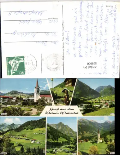 508900,Riezlern Hirschegg Bödmen Baad Mittelberg Mehrbildkarte