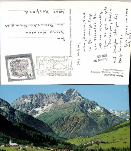 508905,Riezlern Hirschegg Mittelberg Totale m. Widderstein Bergkulisse