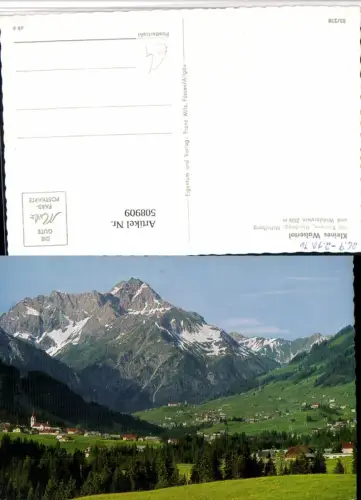 508909,Riezlern Hirschegg Mittelberg Totale m. Widderstein Bergkulisse