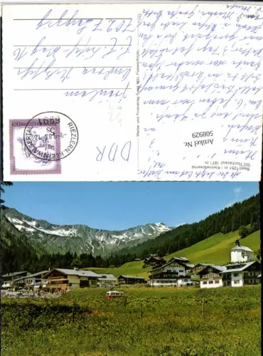 508929,Baad im Kleinwalsertal b. Riezlern m. Hochstarzl Bergkulisse
