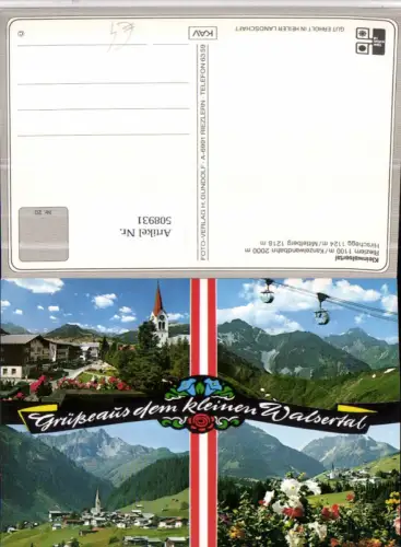 508931,Riezlern Hirschegg Mittelberg Seilbahn Mehrbildkarte