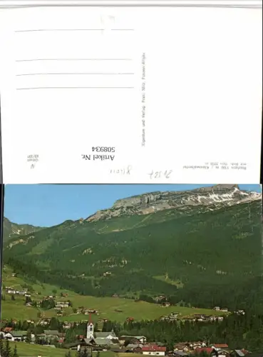508934,Riezlern Totale m. Hohen Ifen Bergkulisse