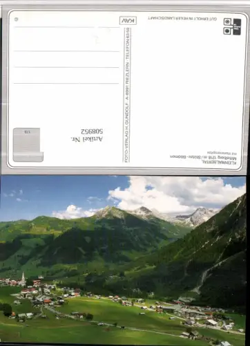 508952,Mittelberg Totale m. Hammerspitze Bergkulisse