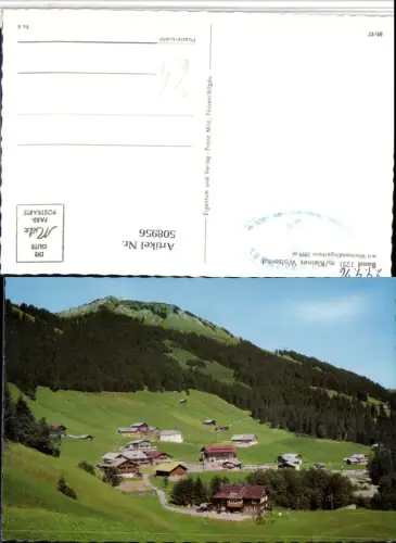 508956,Baad b. Mittelberg Totale m. Walmendingerhorn