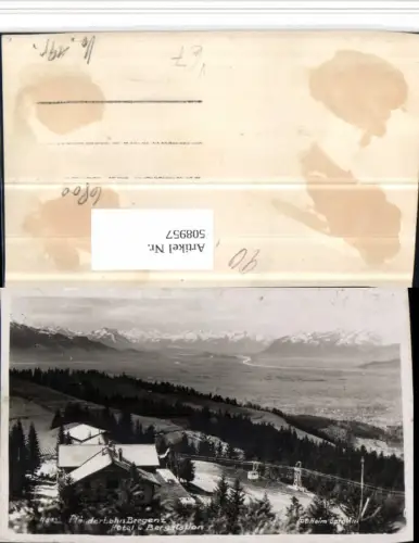 508957,Bregenz Pfänderbahn Seilbahn Hotel Bergstation Bergkulisse pub Foto Heim