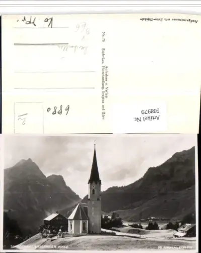 508979,Schröcken Kirche Bergkulisse pub Risch-Lau 76